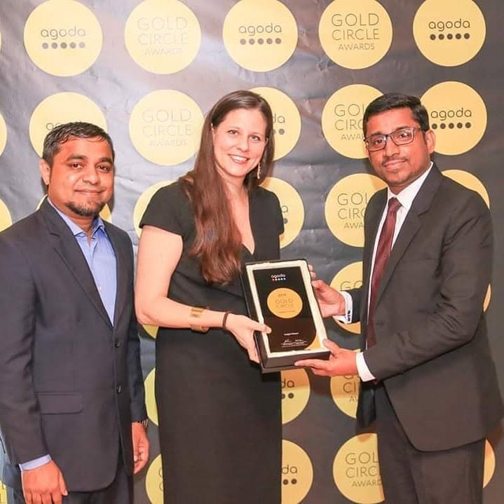 Agoda Gold Circle Awards presentation